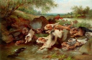Otter Hunting by Walter Hunt