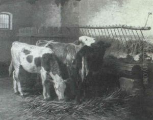 Three Cattle In A Stable Three Cattle In A Stable