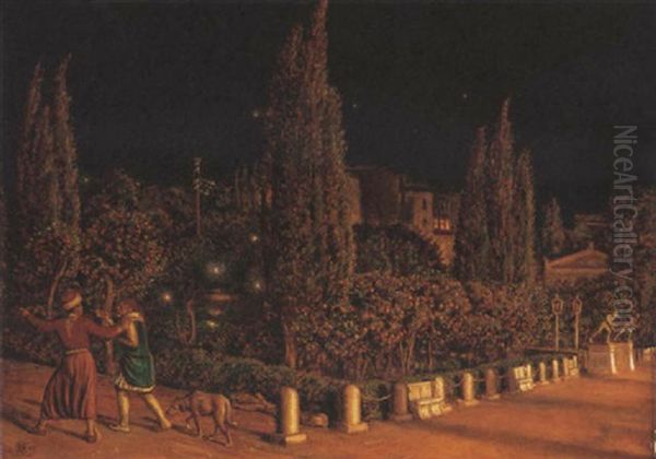The Grand Piazza At Athens, With The Two Bronze Statues Known As 'the Runners', Of The Time Pericles - view 1