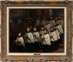 Choir Boys by William Morris Hunt