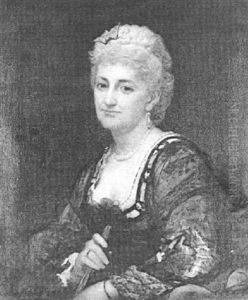 Portrait Of Mrs. Edwin Mitchell by William Morris Hunt