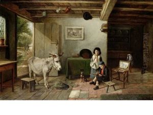 The Artist At Work by Charles Hunt
