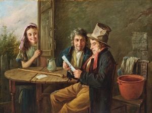Levelet Olvaso Ferfiak by Charles Hunt