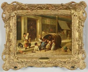 Children At Play by Charles Hunt