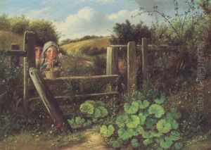 Gathering Flowers by Charles Hunt