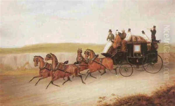 The London To Brighton Coach On An Open Road - view 1