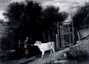 The Pet Calf by Charles Hunt