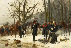 Prinz Friedrich Carl In Den Tagen Vor Orleans by Emil Hunten