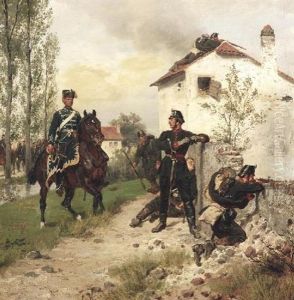 Preussische Jager Und Husar by Emil Hunten