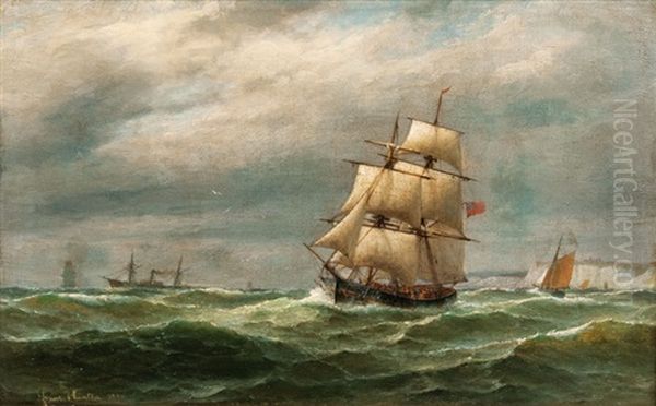 Ships Off The Cliffs Of Dover - view 1