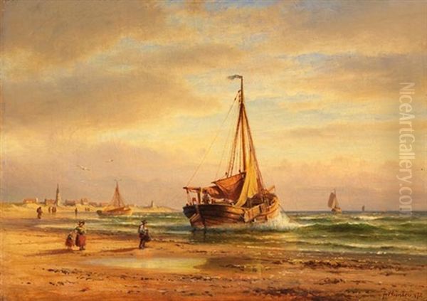 Segelboote Am Strand - view 1