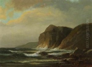 Felsenkuste by Franz Johann (Wilhelm) Huenten
