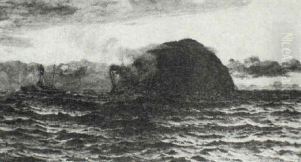 Puffers Off The Ailsa Craig - view 1