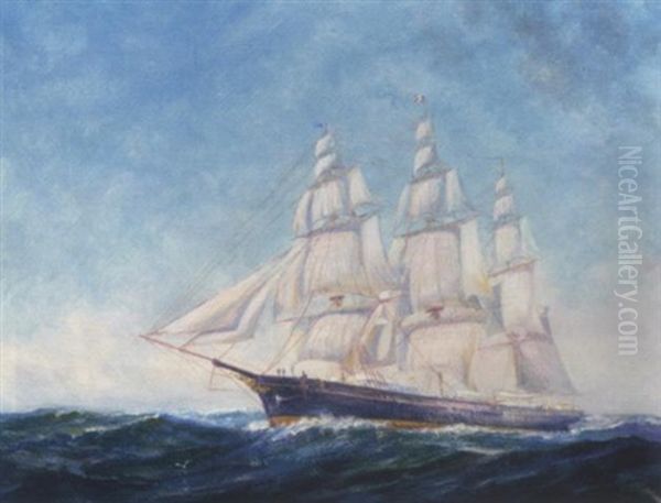 "flying Cloud" On High Seas - view 1