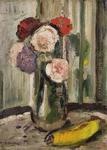 Still Life With Roses And Banana - view 1