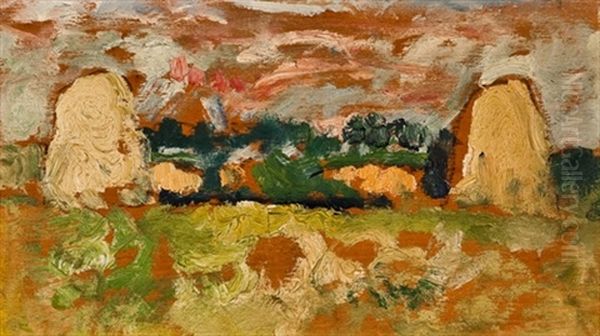 Haystacks, Ceres, Fife - view 1