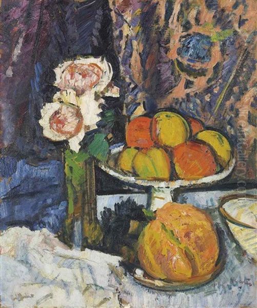 Still Life With Roses And Fruit - view 1