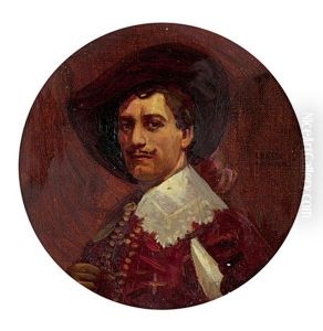 Portrait Vignette Of A Gentleman In Period Costume (+ 6 Others; 7 Works)