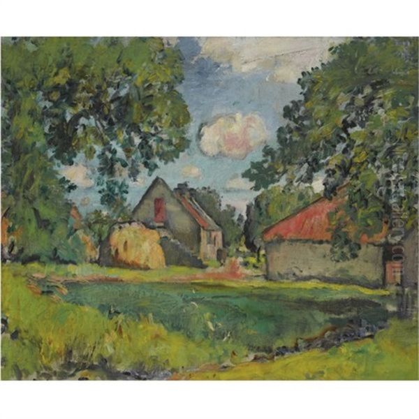 The Mill Dam, Fife (+ Portrait Of Tom J. Honeyman, Verso) - view 1