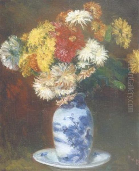 A Still Life With Chrysanthemums - view 1