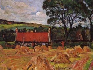 Cornfield In Fife by George Leslie Hunter