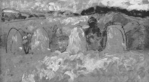 La Vallee Heurence, Ceres, Fife by George Leslie Hunter