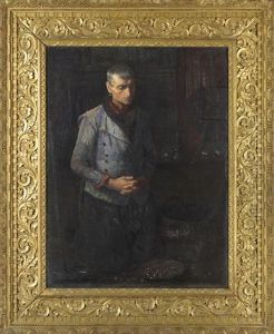 The Angelus Volendam, North Holland by George Sherwood Hunter