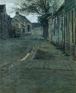 Continental Street Scene by George Sherwood Hunter