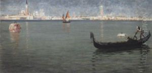 Blick Auf Venedig Von Der Guidecca Aus Blick Auf Venedig Von Der Guidecca Aus