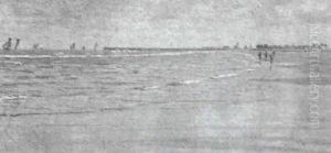 Strandpartie Bei Dunkirchen