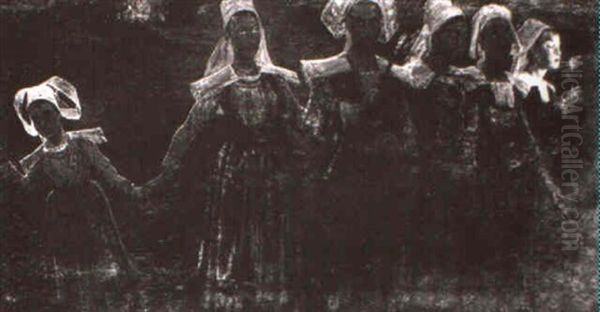 The Feast Of St. John, Finistere, Brittany - view 1