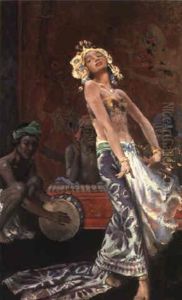 Balinese Dancers by John Young Hunter
