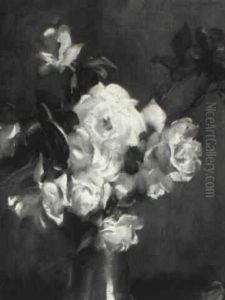 Roses In Full Bloom by John Young Hunter
