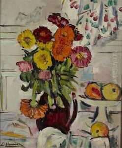 Still Life Of Mixed Flowers
