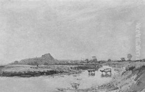 Stirling Castle From The Cruive Dykes On River Forth by Mason Hunter