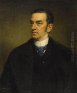 Portrait Of Cornelius Vanderbilt by Daniel Huntington