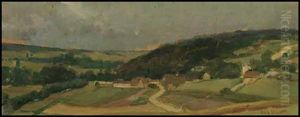 Landscape by Charles Edouard Masson Huot