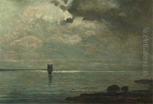 Sailing At Dusk - view 1