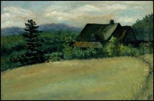 Laurentian Farmhouse by Charles Edouard Masson Huot