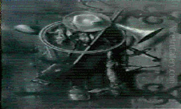 Trophee De Chasse, En Trompe-l'oeil - view 1