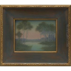 Landscape Plaque by Edward Timothy Hurley