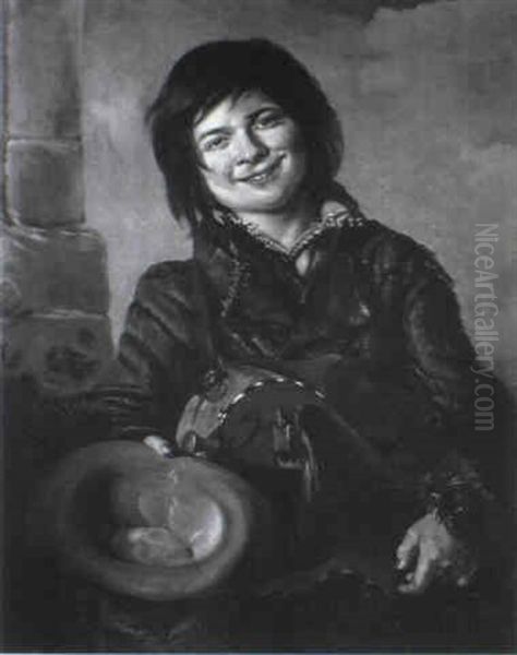 The Hurdy-gurdy Player - view 1