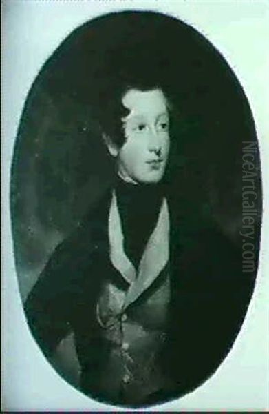 Portrait Of Stephen Rowley Conroy (1815-41), Bust Length, Wearing A Brown Coat And Fawn Waistcoat - view 1