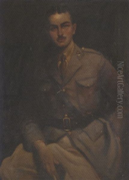 Portrait Of Charles Chetwynd In Officer's Uniform - view 1