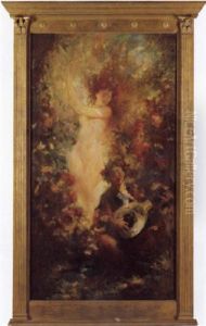 A Woodland Melody by Hal (Henry William Lowe) Hurst