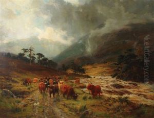 A Highland Glen by Louis Bosworth Hurt