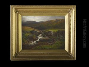 Padley Brook, North Derbyshire by Louis Bosworth Hurt