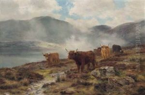 The Mists Of Morning by Louis Bosworth Hurt