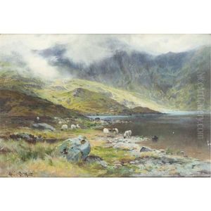 Llyn Llydaw, Snowdon by Louis Bosworth Hurt