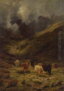 A Gleam Thro' The Rain by Louis Bosworth Hurt